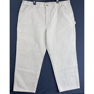 Carhartt Original Dungaree Fit Washed Duck Work Dungaree Desert Men's 44x36